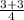 \frac{3+3}{4}