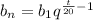 b_n = b_1q^{\frac{t}{20}-1}