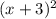 ( x + 3)^{2}