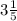 3 \frac{1}{5}