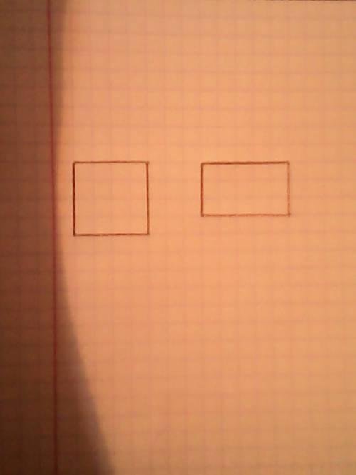 Решить ! 1 класс. а) начертить в тетради квадрат со стороной 4 клетки.б) начерти прямоугольник со ст