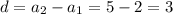 d=a_2-a_1=5-2=3