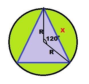Вокружность радиуса 8 см вписан правильный треугольник а) вычислить площадь треугольника б)найти пло