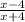 \frac{x-4}{x+4}