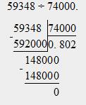 Решите примеры столбиком 1)930,62: 62 2)59,348: 74 10