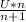 \frac{U*n}{n+1}