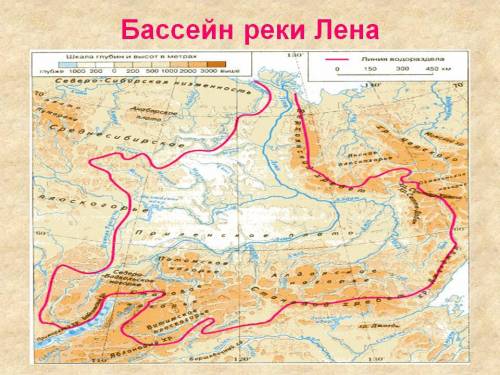 Вкакой части материка находиться река лена