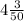 4 \frac{3}{50}