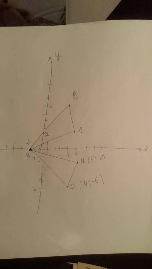 На координатной плоскости постройте треугольник abc по координатам его вершин: a(-2; 0) ,b(4; 6), c(