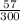 \frac{57}{300}