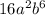 16a^2b^6