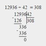 Найди частное чисел. 15872 и 64; 57040 и 46; 12936 и 42.