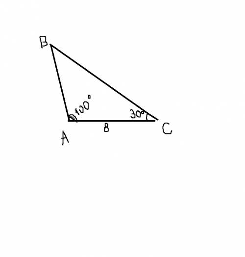 Построение треугольника по стороне и двум прилежащим к ней углам. построить треугольник,если b=8см у