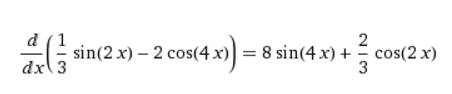 Найти производную y=6^-3x+1 2)y=1\3sin2x-2cos4x 3)y=(x^2-5x+1)^3 !