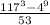 \frac{117^3-4^9}{53}