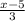 \frac{x-5}{3}