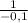 \frac{1}{-0,1}