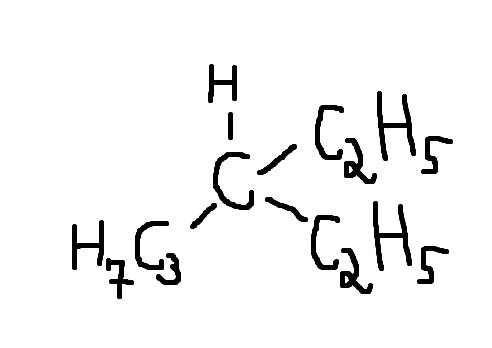 Структурная формула диэтил изопропил пентил-метан