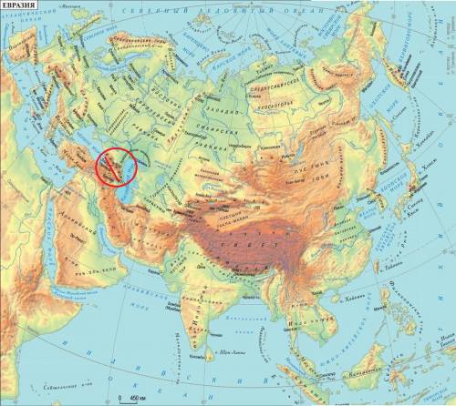 Покажите на покажите на карте мира горы кавказ