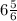 6\frac{5}{6}