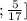 ; \frac{5}{17} ]