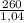 \frac{260}{1,04}