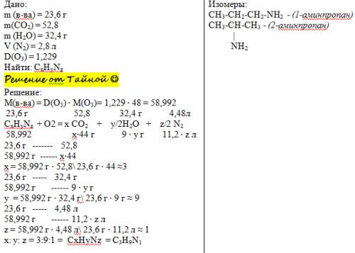 Боль. да,да, это . 70 за этот ужас. при сгорании 23,6 г амина выделилось 52,8г углекислого газа, 32,
