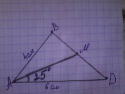 4. постройте прямоугольник abcd со сторонами ав-4 см, ad 6 см. проведите луч am, пересекающий cd в т