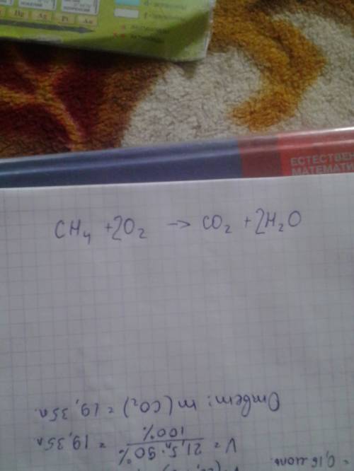 Какой коэффициент стоит перед водой в уравнении реакции: ch₄ + o₂→co₂ + h₂o?