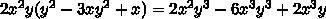 Выполните действия: -7)/3z^3))^-8)/((x^2y^-7)/(6z^2))^-2