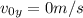 v_{0y} = 0 m/s