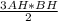 \frac{3AH*BH}{2}