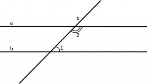 Дано: а || b с-секущая, угол 1 = 4 угол 2. найдите угол 1 и угол 2 умоляю