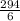 \frac{294}{6}