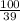 \frac{100}{39}