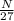 \frac{N}{27}