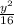 \frac{ y^{2} }{16}