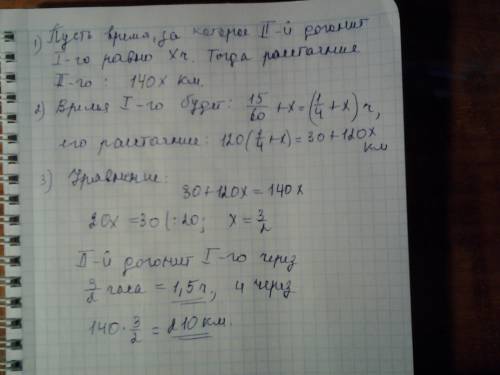 :з пункта а в пункт б виїхало 2 авто. 1 зі швидкістю 120 км/год. 2-й виїхав через 15 хв. зі швидкіст