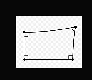 Начерти четырёхугольник который имеет три прямых угла