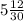 5 \frac{12}{30}