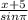 \frac{x+5}{sin \pi }