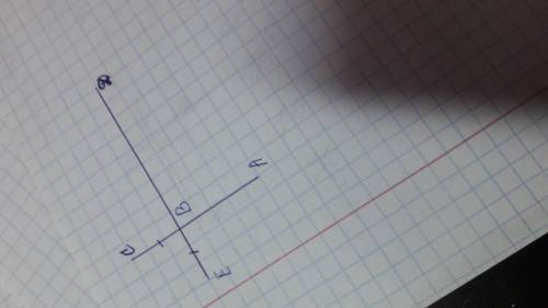 Отрезки ac и de пересекаются в точке b так что be=bc. при этом de больше ac. сравните отрезки ab и d