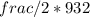 frac/{2 * 9}{32}