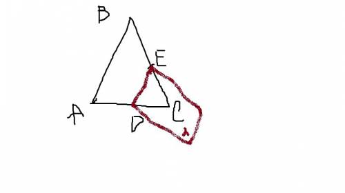 Дан треугольник абс. плоскость,параллельная прямой аб,пересекает сторону ас в точке д,а сторону бс в
