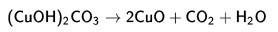 14. складіть рівняння розкладу мінералу малахіту сu2(oh)2со3, якщо відомо, що утворилося три оксиди.