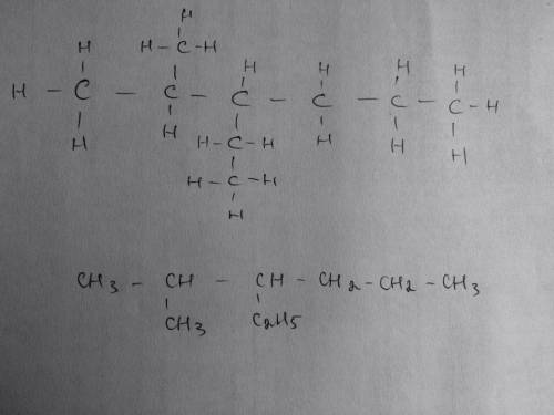 2-метил-3-этилгексан 1. составьте полную структурную формулу; сокращённую структурную формулу; молек