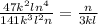 \frac{47k^{2}l n^{4}}{141k^{3} l^{2}n} = \frac{n}{3kl}