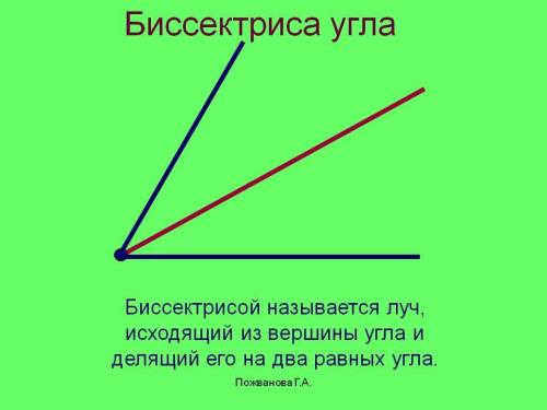 С5 класс. проведи в каждом угле биссиктрису