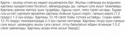 3предложения по казахскому языку про блюдо 5