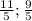 \frac{11}{5};\frac{9}{5}